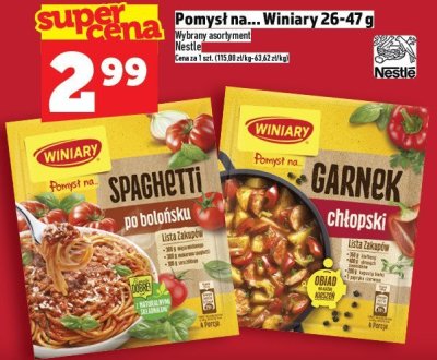 Pomysł na... Winiary 26-47 g Nestle promocja w TOPAZ