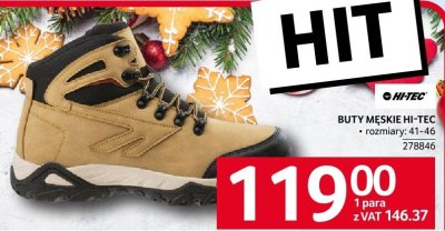 Buty męskie HI-TEC promocja w Selgros