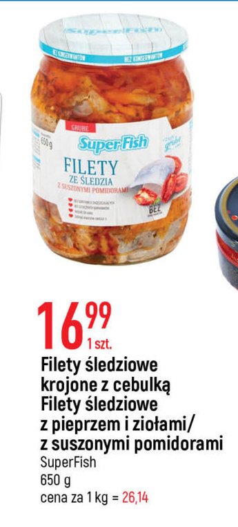 Filety śledziowe z cebulą Superfish promocja