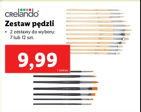 Zestaw p臋dzli Crelando promocja