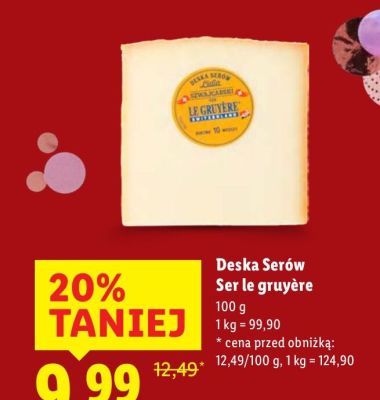 Ser le gruyère promocja w Lidl