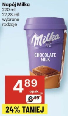 Napój Milka wybrane rodzaje promocja w Delikatesy Centrum