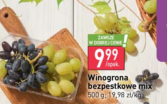 Winogrona bezpestkowe mix promocja