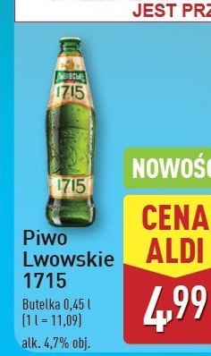 Piwo Lwowskie 1715 promocja