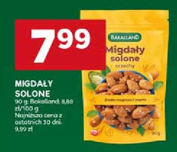 Migdały solone Bakalland promocja