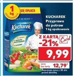 Przyprawa do potraw Kucharek promocja w Kaufland