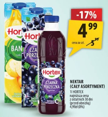 Nektar (cały asortyment) Hortex promocja w Arhelan