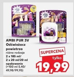 Wkłady zapachowe sugarplum delight (3 szt) Ambi pur promocja