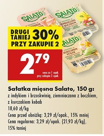 Sałatka z indykiem i brzoskwinią Salato promocja