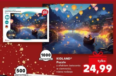Puzzle z efektem świecenia w ciemności różne rodzaje 1000 elementów promocja w Kaufland
