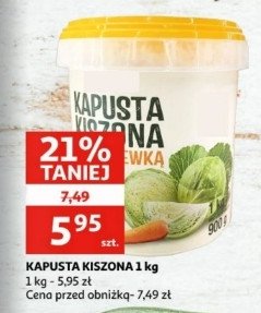 Kapusta kiszona z marchewką Auchan promocja