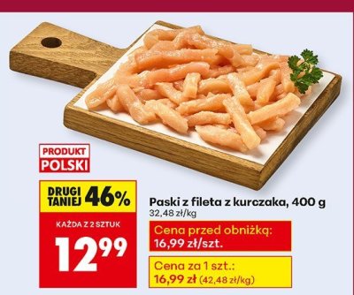 Paski z fileta z kurczaka promocja w Biedronka