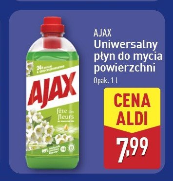 Płyn do mycia konwalie Ajax floral fiesta Ajax . promocja