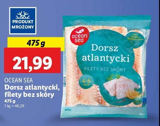 Dorsz atlantycki - filety b/s Oceansea promocja