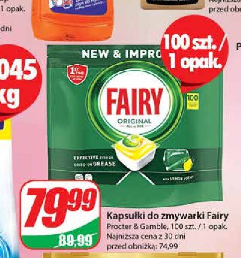 Tabletki do zmywarek regular Fairy all in 1 promocja