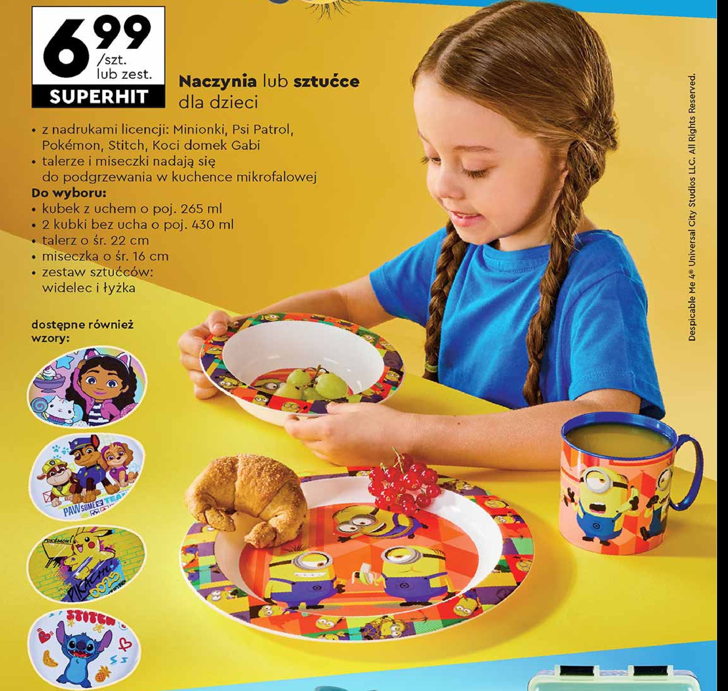 Talerz 22 cm koci domek gabi promocja