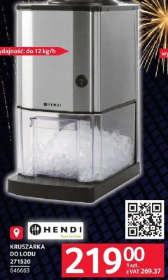 Kruszarka do lodu Hendi promocja w Selgros