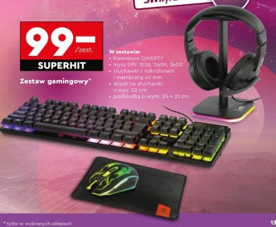 Zestaw gamingowy 5w1 promocja w Biedronka