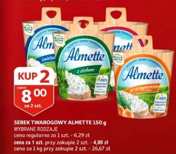 Serek ze szczypiorkiem i cebulą Hochland almette promocja