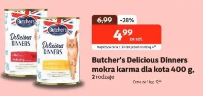 Karma Delicious Dinners mokra dla kota 400 g promocja w KAKADU