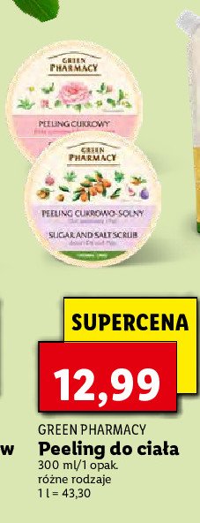 Peeling do ciała róża piżmowa i zielona herbata Green pharmacy promocja