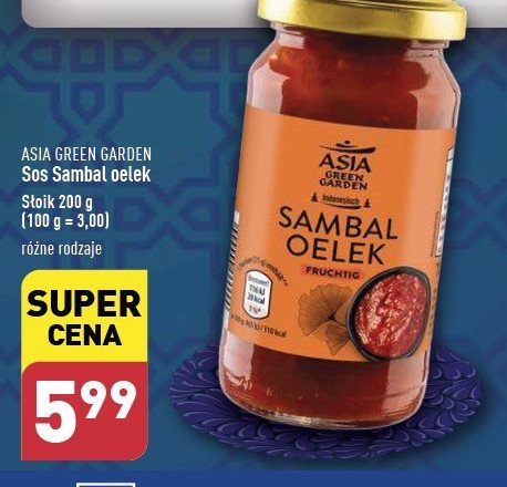 Sos sambal oelek Asia green garden promocja