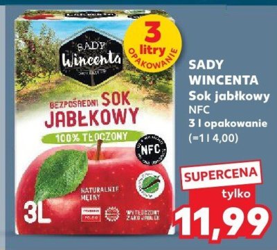 Sok jabłkowy NFC promocja w Kaufland