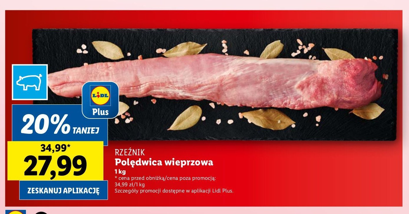 Polędwica wieprzowa Rzeźnik codzienna dostawa promocja