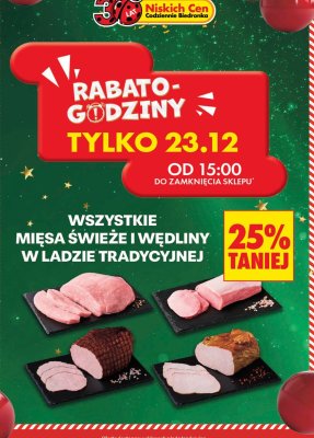 Mięso świeże i wędliny do -25% promocja w Biedronka