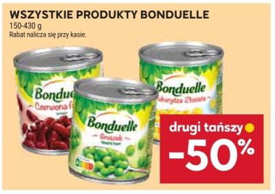 Produkty Bonduelle, różne rodzaje promocja w Stokrotka