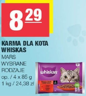 Karma dla kota Whiskas promocja w SPAR