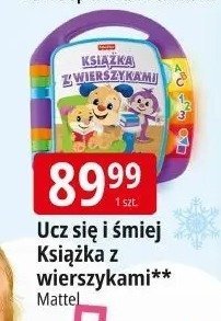 Ucz się i śmiej Książka z wierszykami Mattel promocja w Leclerc