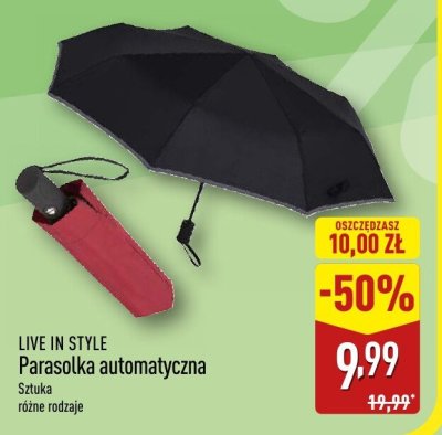 Parasolka automatyczna promocja w Aldi