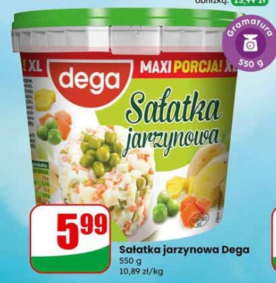 Sałatka jarzynowa Dega promocja w Dino