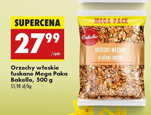 Orzechy włoskie łuskane Bakello promocja