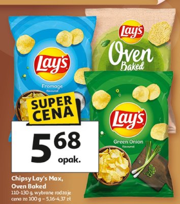 Chipsy Lay's Mix, Oven Baked, wybrane rodzaje promocja w Auchan