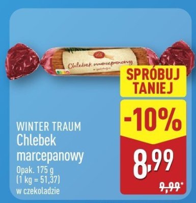 Czekolada Chlebek marcepanowy promocja w Aldi