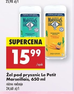 Żel pod prysznic kwiat tiare Le petit marseillais promocja