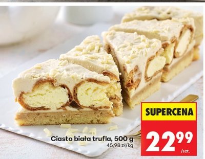 Ciasto biała trufla, 500 g Biedronka promocja w Biedronka