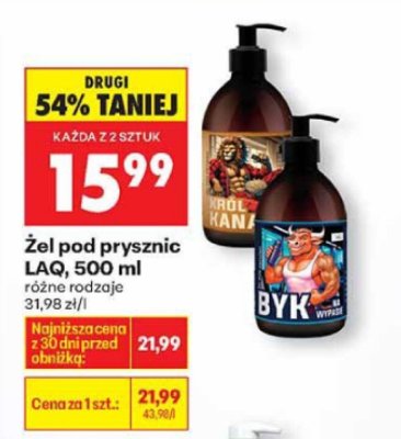 Żel pod prysznic LAQ, 500 ml promocja w Biedronka