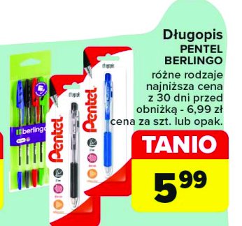 Długopis bk437 czarny Pentel promocja