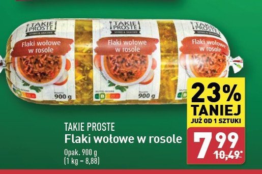 Flaki wołowe w rosole Takie proste promocja