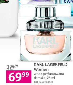 Woda perfumowana Karl lagerfeld women promocje