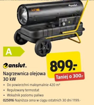 Nagrzewnica olejowa 30 kW promocja w Jula