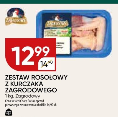 Zestaw rosołowy z kurczaka zagrodowego Zagrodowy promocja w Chata Polska
