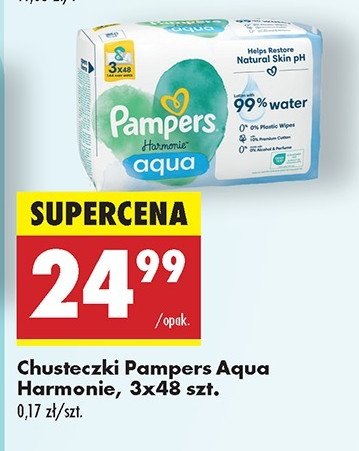 Chusteczki nawilżane PAMPERS HARMONIE promocja