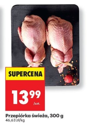 Przepiórka świeża, 300 g promocja w Biedronka