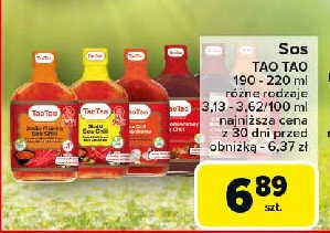 Sos chili pikantny Tao tao promocja w Carrefour Market