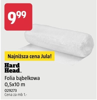 Folia bąbelkowa Hard Head 0,5x10 m promocja w Jula