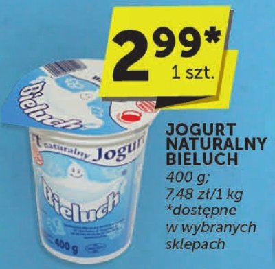 Jogurt naturalny Bieluch promocja w ABC